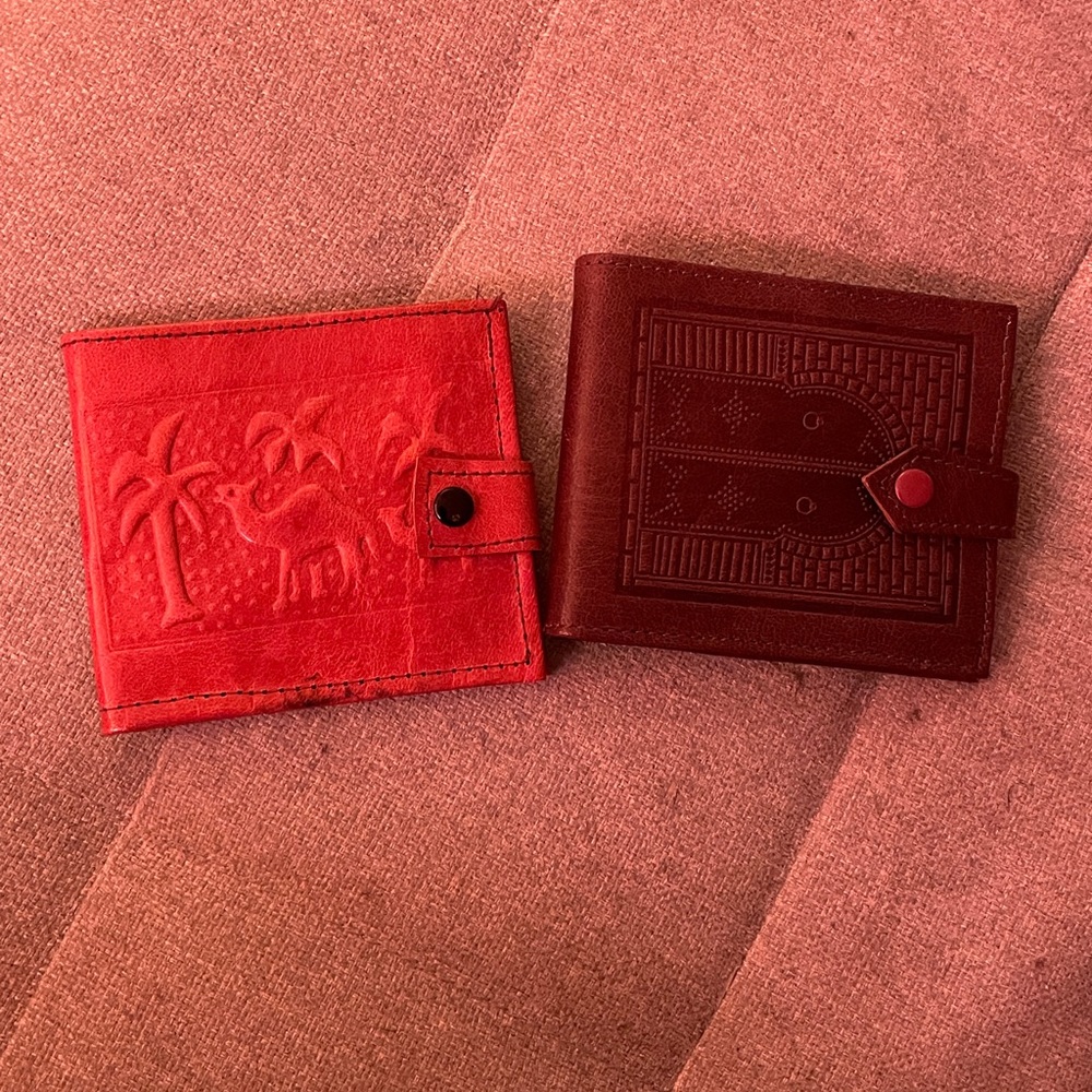Algeria Handmade Tuareg Wallets (Set of 2)